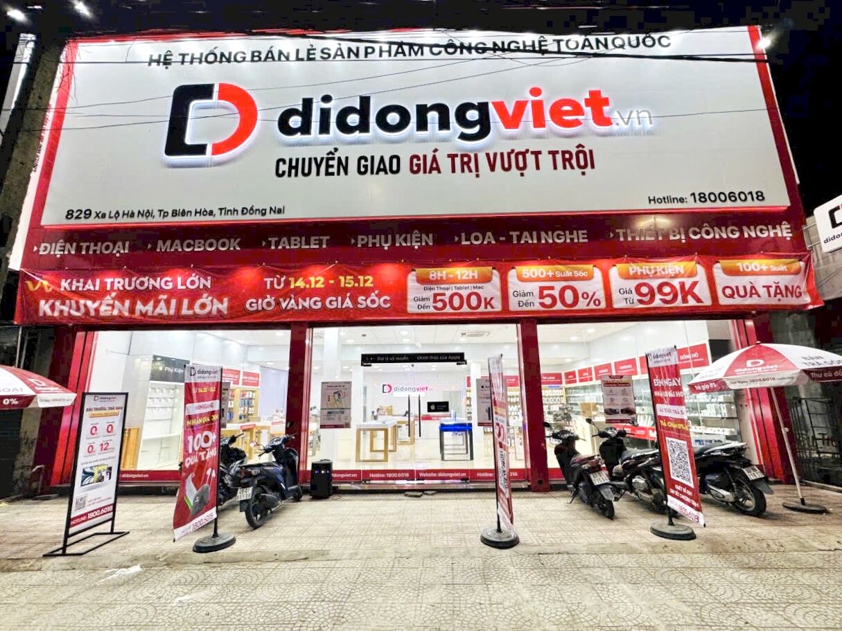 Di Động Việt khai trương cửa hàng tiếp theo tại TP. Biên Hoà, hàng trăm phần quà giá trị, loa, tai nghe miễn phí, điện thoại giảm nửa giá Di Động Việt khai trương cửa hàng tiếp theo tại TP. Biên Hoà, hàng trăm phần quà giá trị, loa, tai nghe miễn phí, điện thoại giảm nửa giá