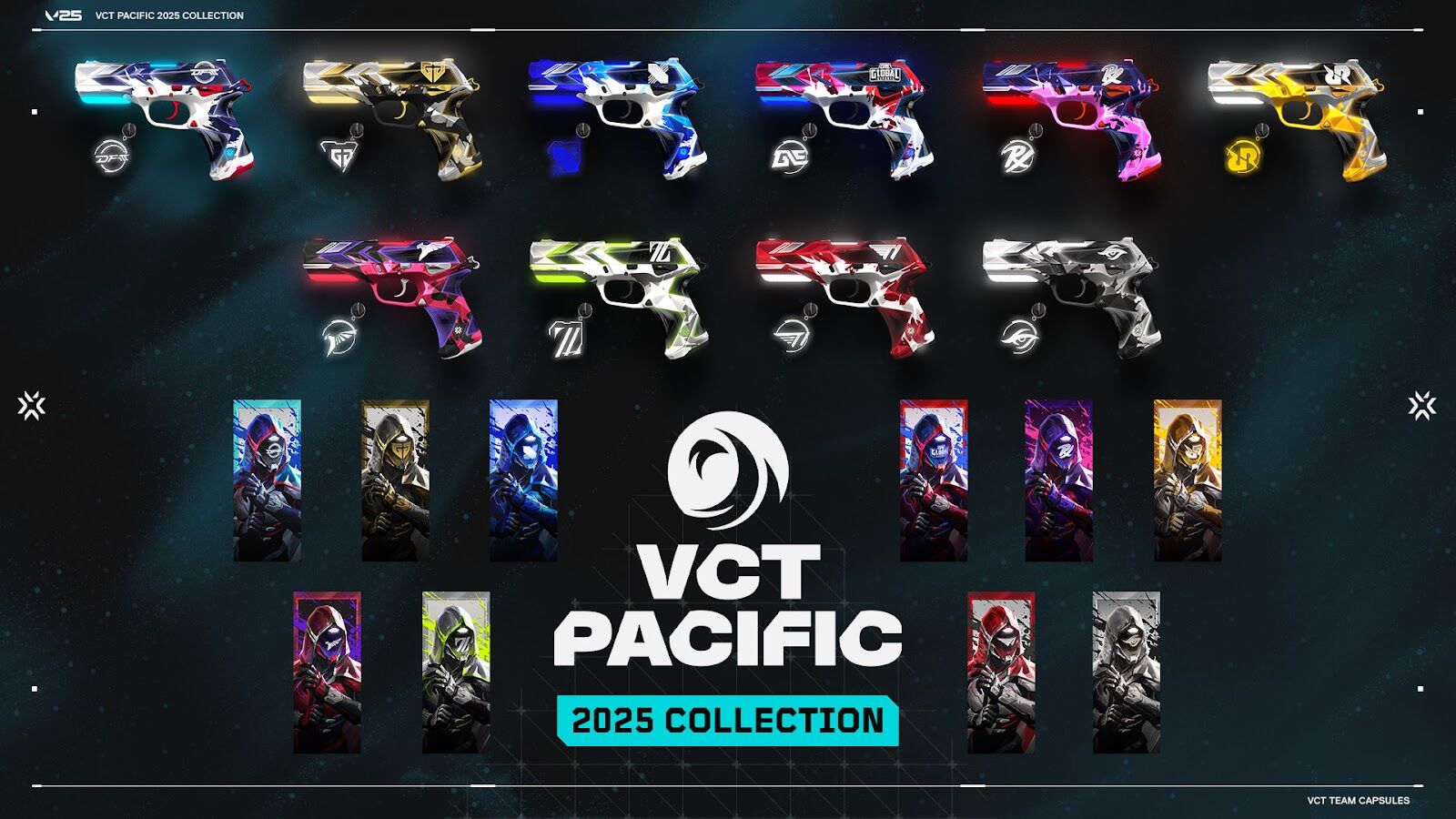 VALORANT Champions Tour (VCT) hé lộ BST đội tuyển 2025 chính thức VALORANT Champions Tour (VCT) hé lộ BST đội tuyển 2025 chính thức