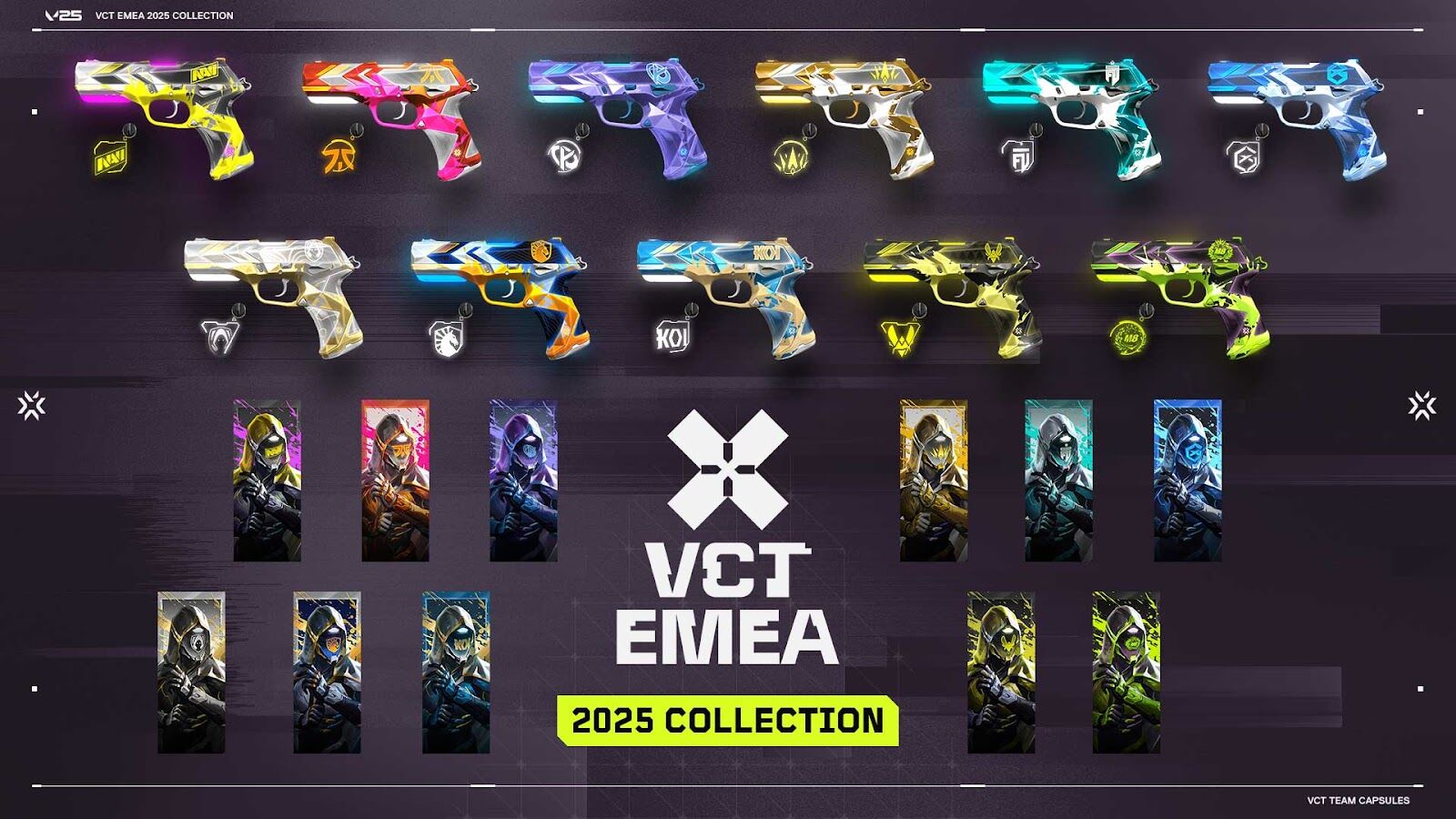 VALORANT Champions Tour (VCT) hé lộ BST đội tuyển 2025 chính thức VALORANT Champions Tour (VCT) hé lộ BST đội tuyển 2025 chính thức