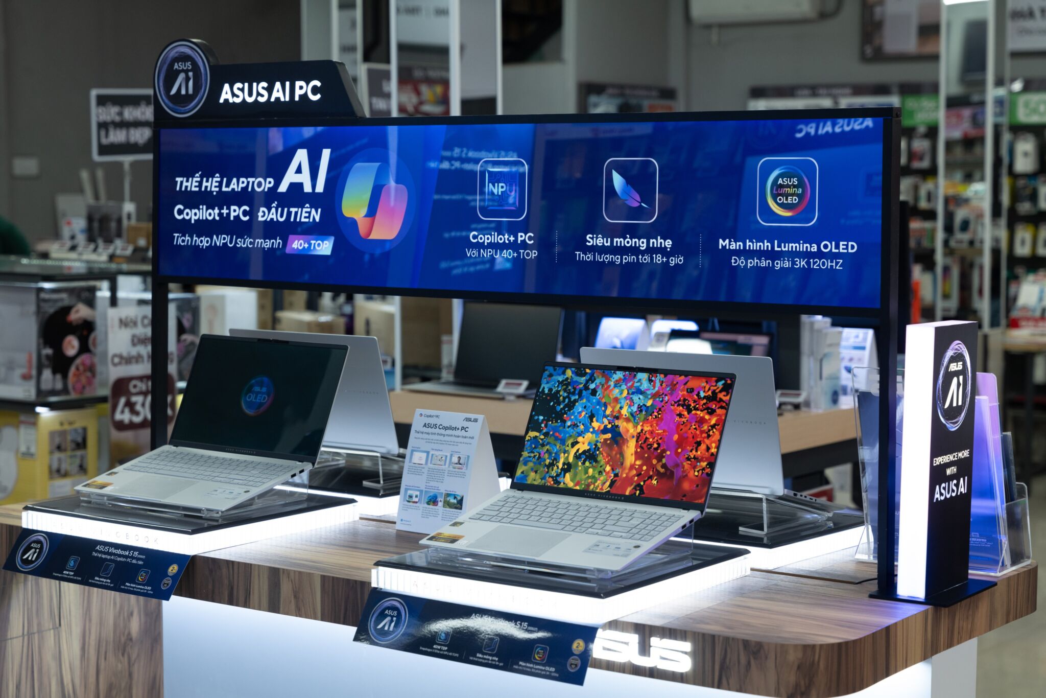 Nâng cấp laptop AI, đón năm mới rực rỡ cùng chương trình “ASUS AI – Tiên phong công nghệ, xuân mới đột phá” Nâng cấp laptop AI, đón năm mới rực rỡ cùng chương trình “ASUS AI – Tiên phong công nghệ, xuân mới đột phá”