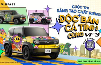 VinFast tổ chức cuộc thi “sáng tạo chất riêng, độc bản cá tính” cho VF 3