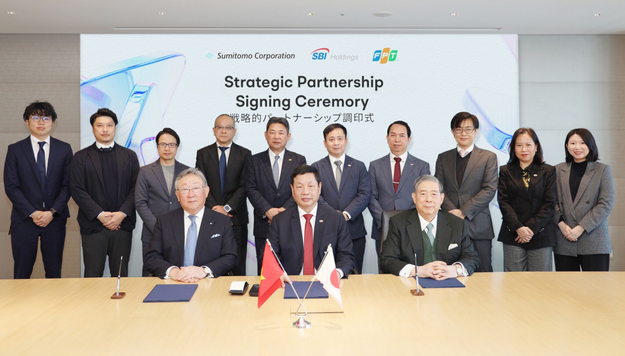 FPT công bố hợp tác và đầu tư chiến lược với Sumitomo và SBI Holdings FPT công bố hợp tác và đầu tư chiến lược với Sumitomo và SBI Holdings
