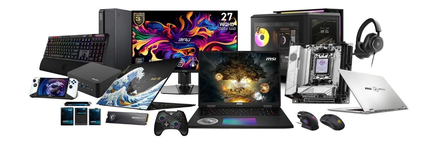 Tổng hợp những sản phẩm đột phát được MSI công bố tại Computex 2025 MSI công bố nhiều dòng sản phẩm đột phá và giành được nhiều giải thưởng tại COMPUTEX 2025
