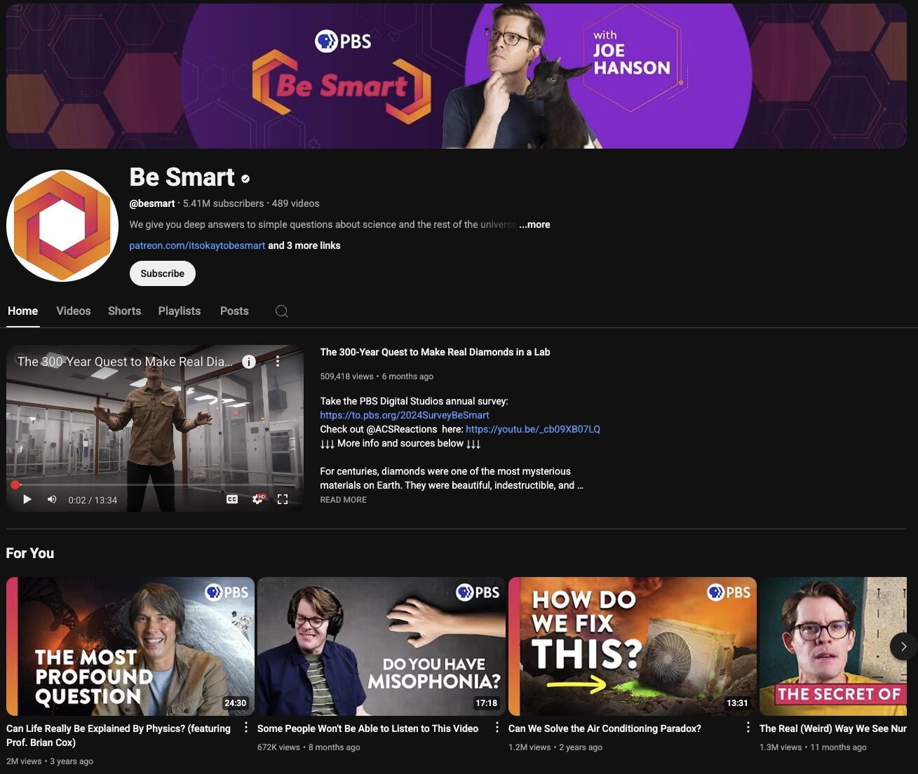 Những kênh YouTube về khoa học giá trị cho học sinh và giáo viên Những kênh YouTube về khoa học giá trị cho học sinh và giáo viên