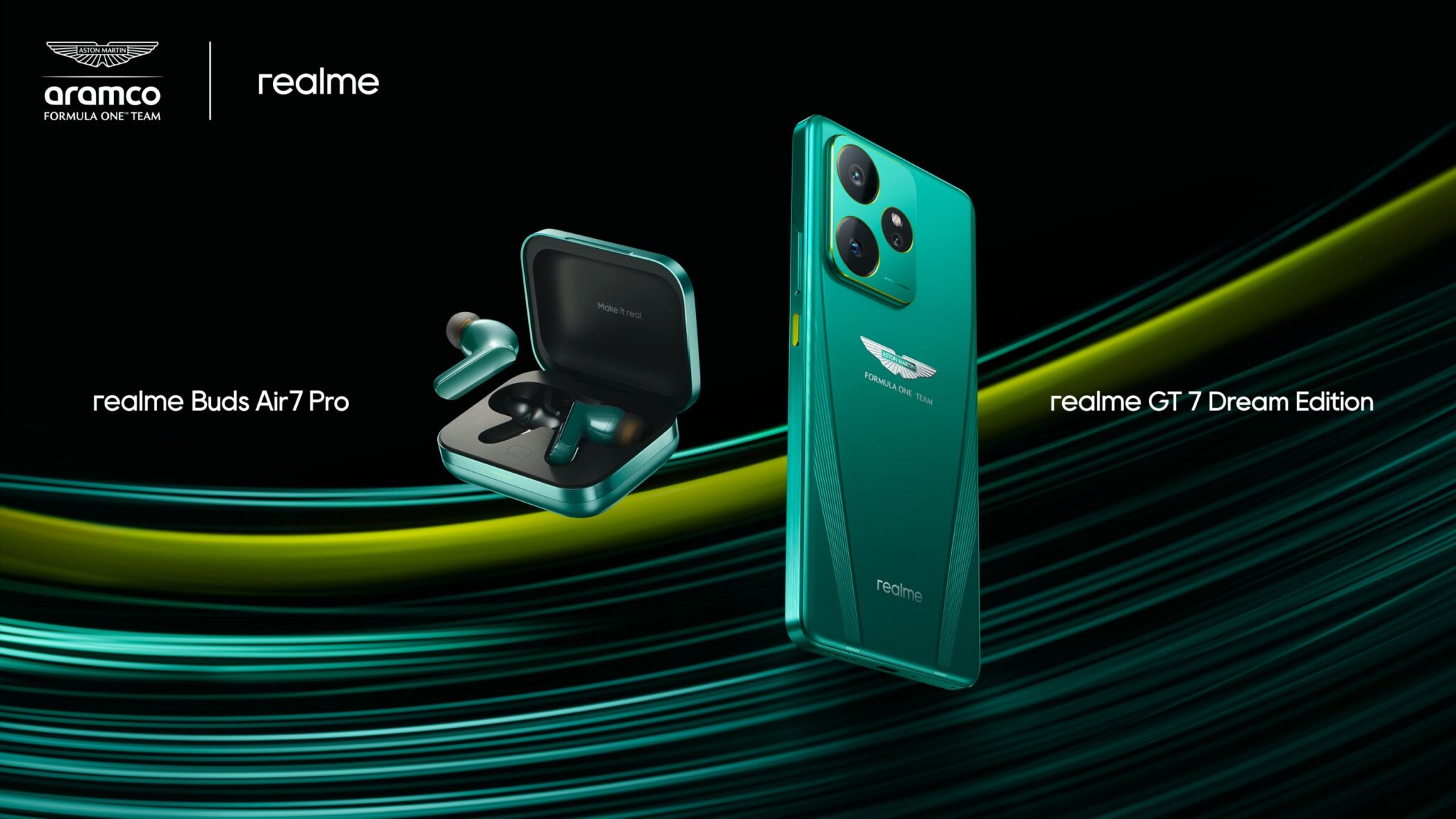 Realme GT 7 Series ra mắt toàn cầu realme GT 7 Series - "Kẻ hủy diệt flagship 2025" chính thức ra mắt trên toàn cầu, cùng phiên bản đặc biệt Dream Edition hợp tác với Aston Martin Formula One Team