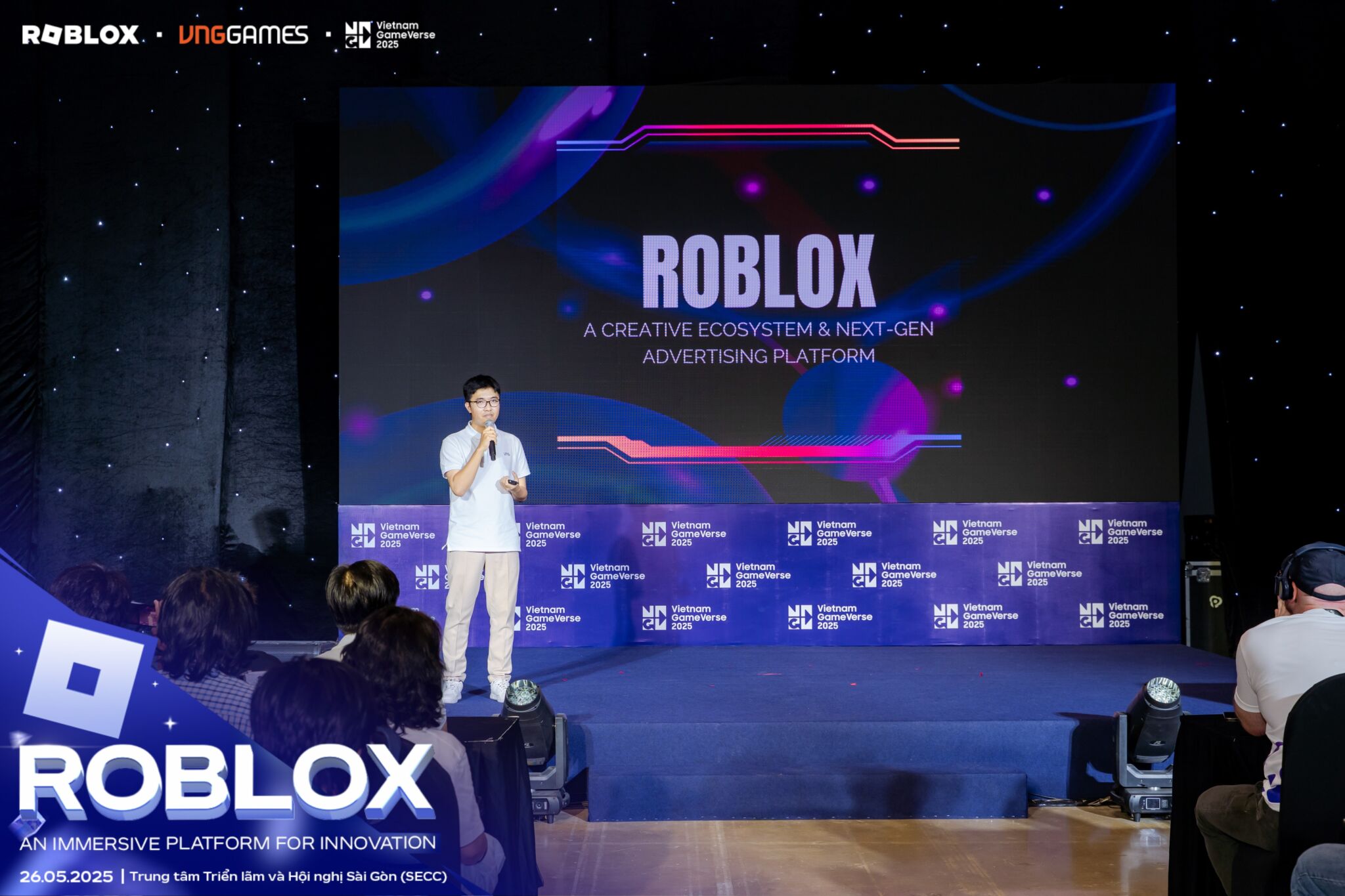 Roblox: An Immersive Platform for Innovation: Sự kiện công nghệ đáng chú ý tại GameVerse 2025 “Roblox: An Immersive Platform for Innovation” - Sự kiện công nghệ đáng chú ý tại GameVerse 2025