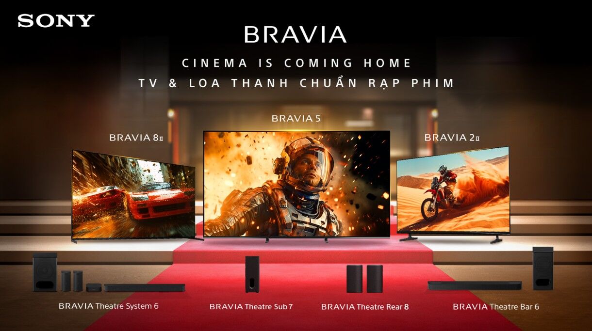 Sony ra mắt dòng TV và loa BRAVIA Theatre 2025 Sony ra mắt dòng TV BRAVIA 2025 và loa BRAVIA Theatre 2025