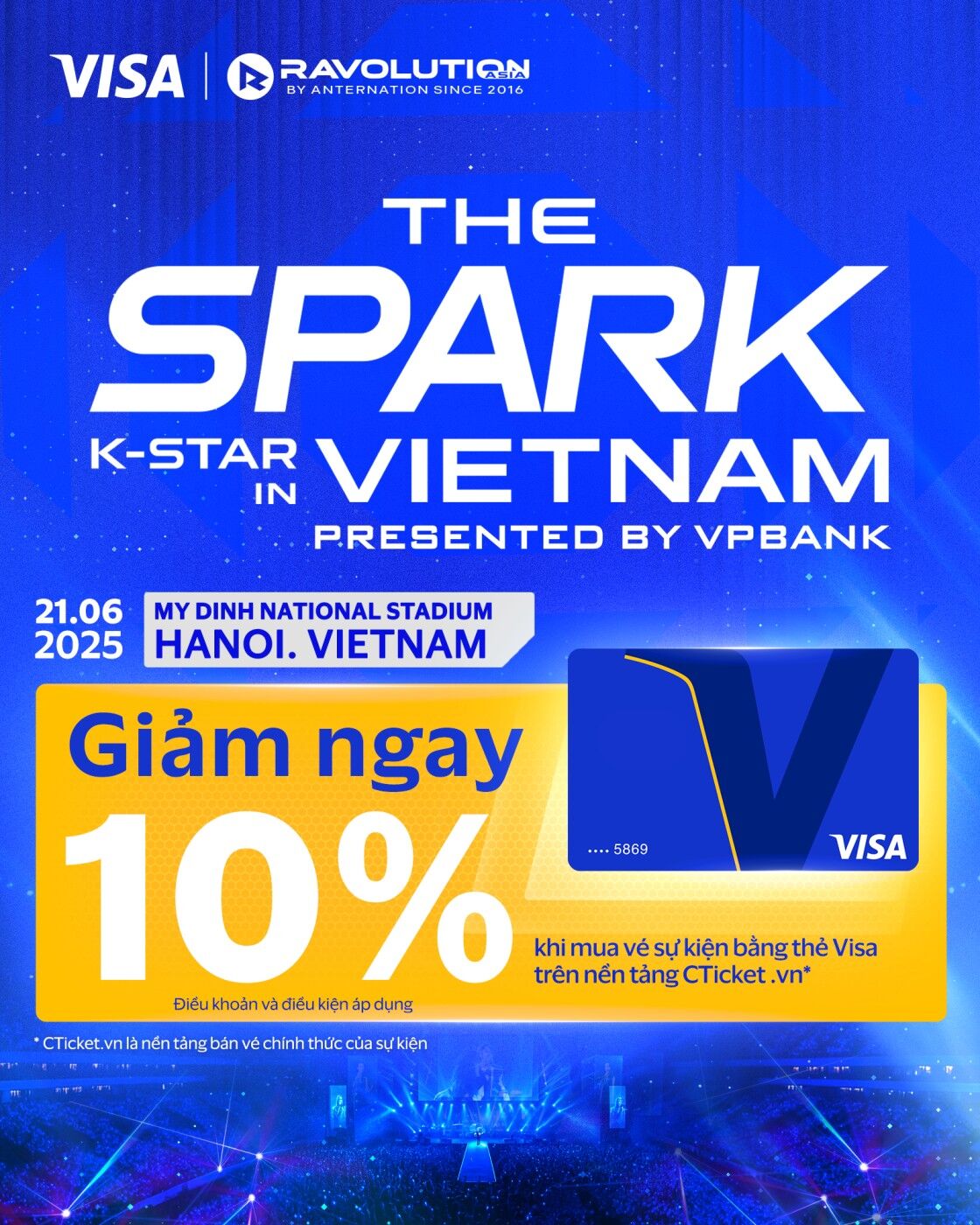 Visa trở thành Đối tác Thanh toán Chính thức của Đại nhạc hội VPBank K-Star Spark in Vietnam 2025