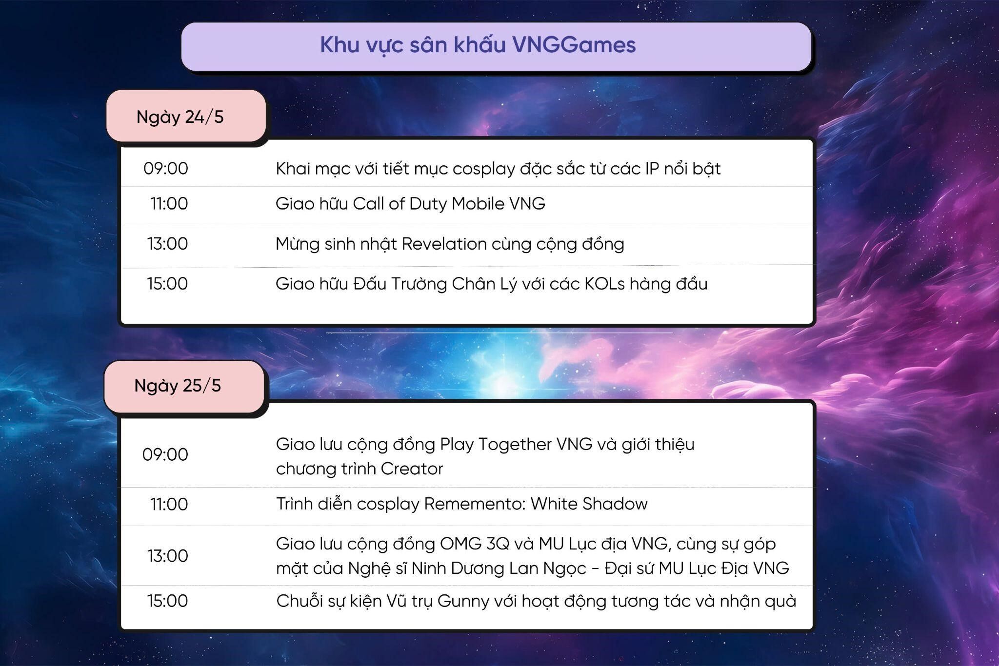 VNGGames bùng nổ tại GameVerse 2025: Trải nghiệm đỉnh cao – Kết nối cộng đồng – Giao lưu cùng thần tượng VNGGames bùng nổ tại GameVerse 2025: Trải nghiệm đỉnh cao – Kết nối cộng đồng – Giao lưu cùng thần tượng