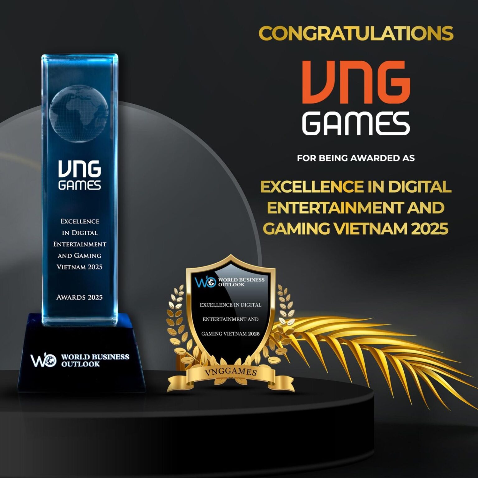 VNGGames được World Business Outlook Awards vinh danh “Thương hiệu Game và Giải trí số xuất sắc” VNGGames được World Business Outlook Awards vinh danh “Thương hiệu Game và Giải trí số xuất sắc”
