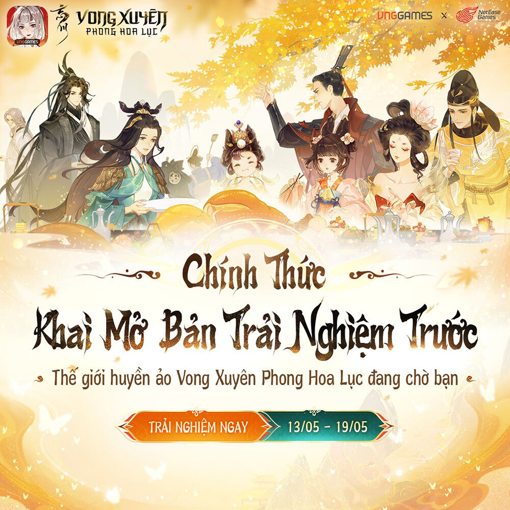 Siêu phẩm cổ phong Vong Xuyên Phong Hoa Lục chính thức mở Closed Beta Siêu phẩm cổ phong Vong Xuyên Phong Hoa Lục chính thức mở Closed Beta