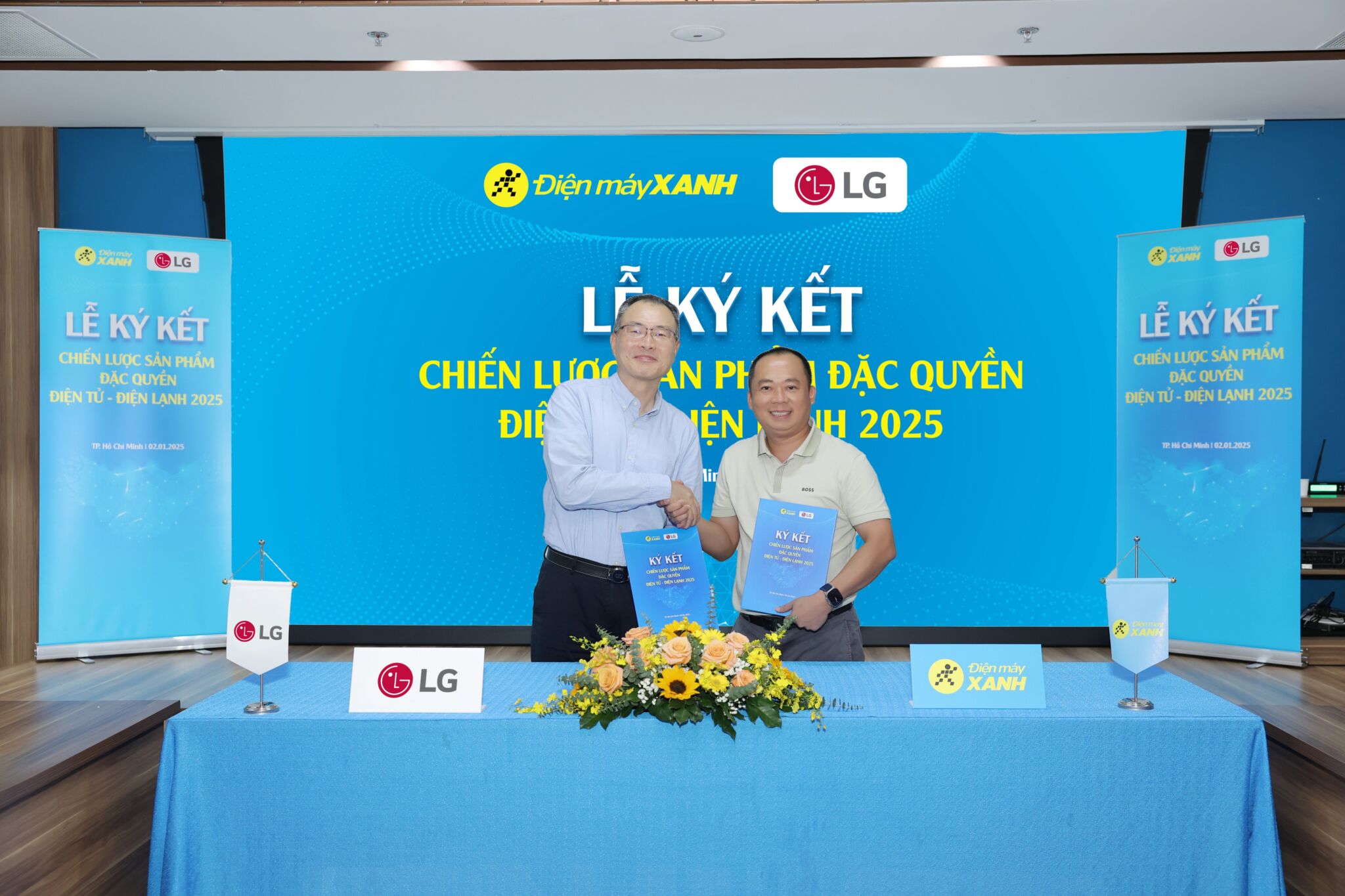 LG và Điện Máy Xanh hợp tác chiến lược, phân phối LG NanoCell AI 2025 kèm gói ưu đãi lên đến 25% LG và Điện Máy Xanh hợp tác chiến lược, phân phối LG NanoCell AI 2025 kèm gói ưu đãi lên đến 25%