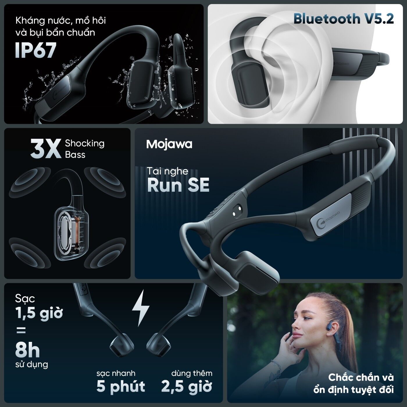 Mojawa ra mắt bộ đôi tai nghe dẫn truyền xương HaptiFit Terra và Run SE Mojawa ra mắt Bộ đôi tai nghe dẫn truyền xương HaptiFit Terra và Run SE
