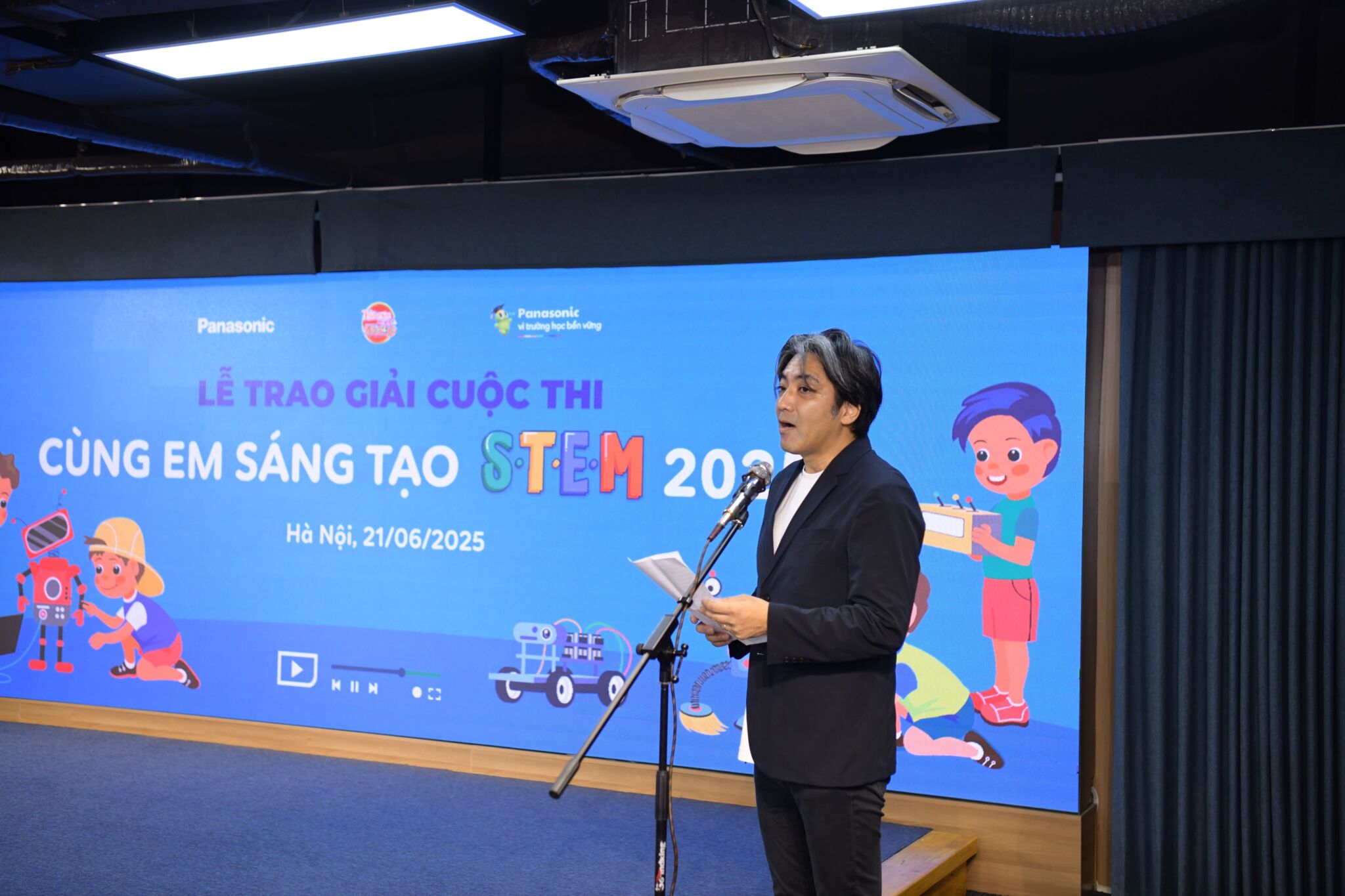 Panasonic trao giải cuộc thi “Cùng em sáng tạo STEM" năm 2025, vinh danh những dự án độc đáo và tiếp lửa đam mê STEM cho thế hệ trẻ Việt Nam Panasonic trao giải cuộc thi “Cùng em sáng tạo STEM" năm 2025, vinh danh những dự án độc đáo và tiếp lửa đam mê STEM cho thế hệ trẻ Việt Nam