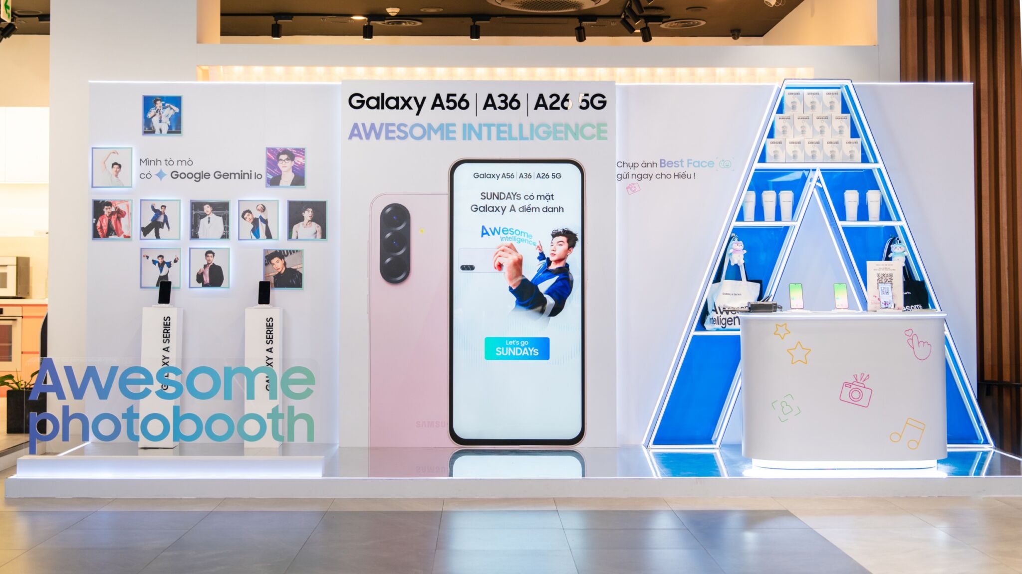 Samsung ra mắt Galaxy A56 5G màu Hồng và hoạt động Meet & Greet cùng HIEUTHUHAI Samsung mở đầu mùa hè đầy sôi động với Galaxy A56 5G phiên bản Hồng mới và hoạt động Meet & Greet cùng HIEUTHUHAI