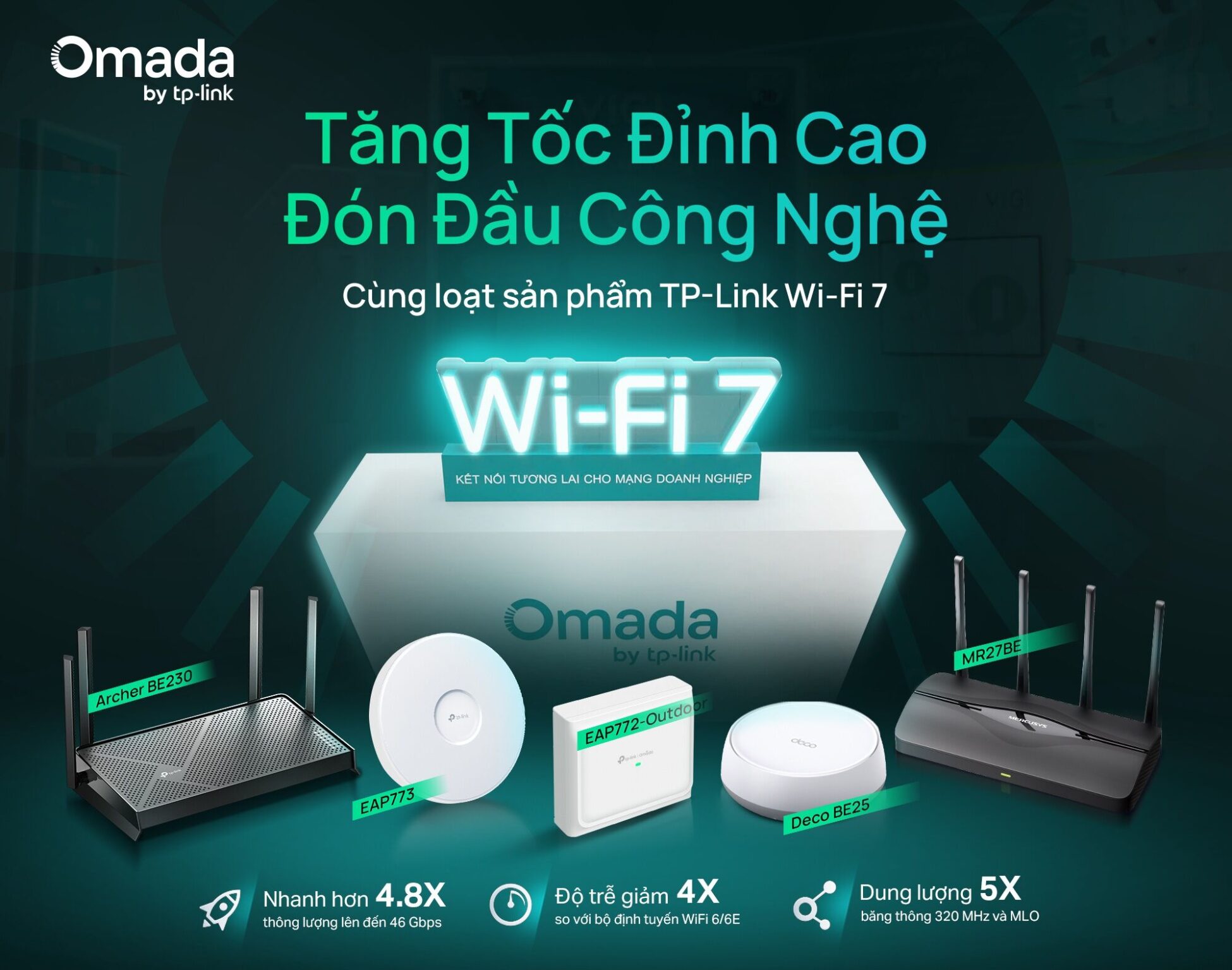 TP-Link triển lãm giải pháp hợp nhất mạng và giám sát hoàn toàn mới TP-Link khuấy đảo ICTComm 2025 với Giải pháp hợp nhất Mạng – Giám sát và loạt thiết bị Wi-Fi 7 chính hãng