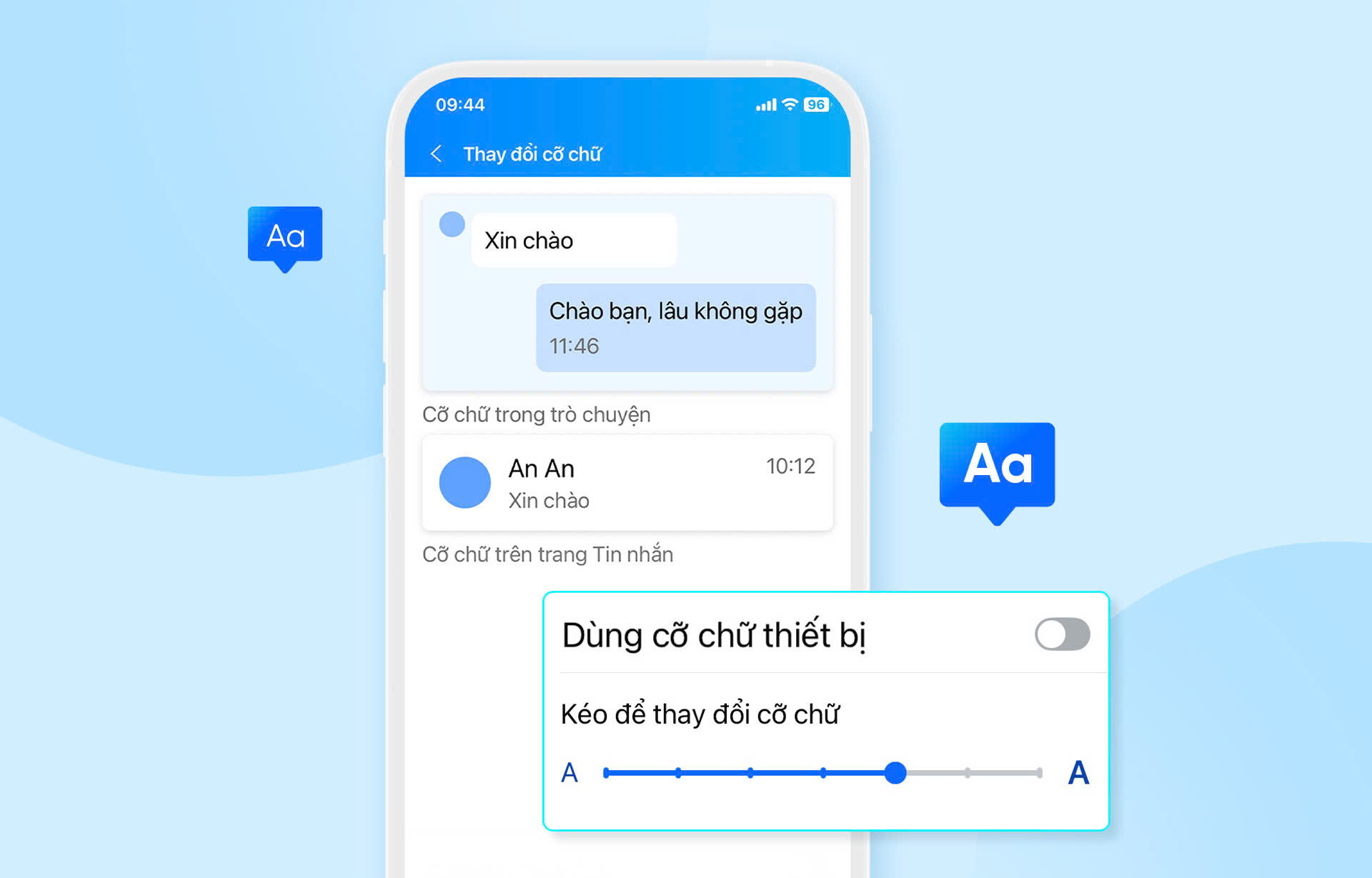 Những tính năng nâng cấp trên Zalo trong tháng 6: Dịch ngôn ngữ linh hoạt, tuỳ chỉnh tăng cỡ chữ phù hợp Những tính năng nâng cấp trên Zalo trong tháng 6: Dịch ngôn ngữ linh hoạt, tuỳ chỉnh tăng cỡ chữ phù hợp
