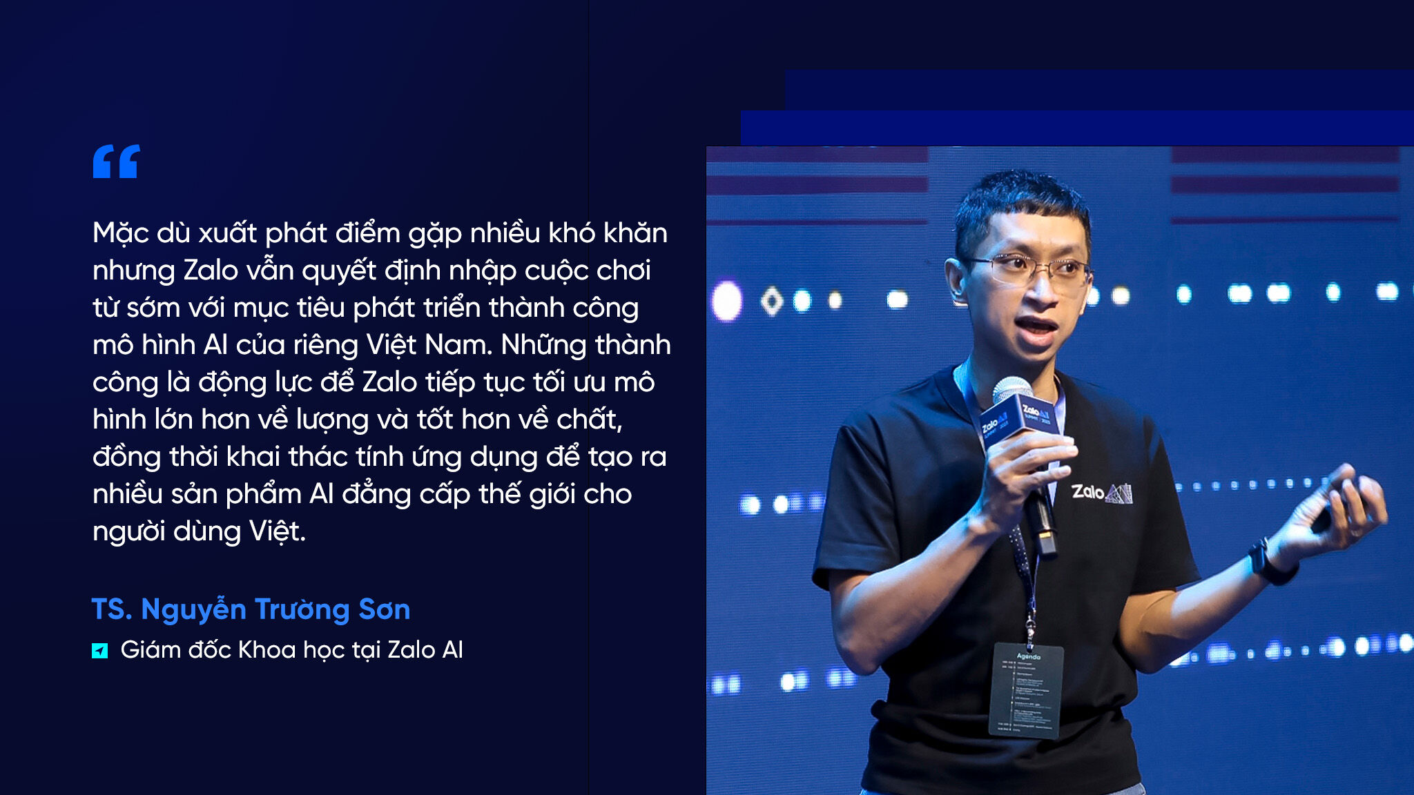 Zalo làm chủ mô hình AI và kiểm soát hoàn toàn quá trình huấn luyện Zalo làm chủ mô hình AI và kiểm soát hoàn toàn quá trình huấn luyện