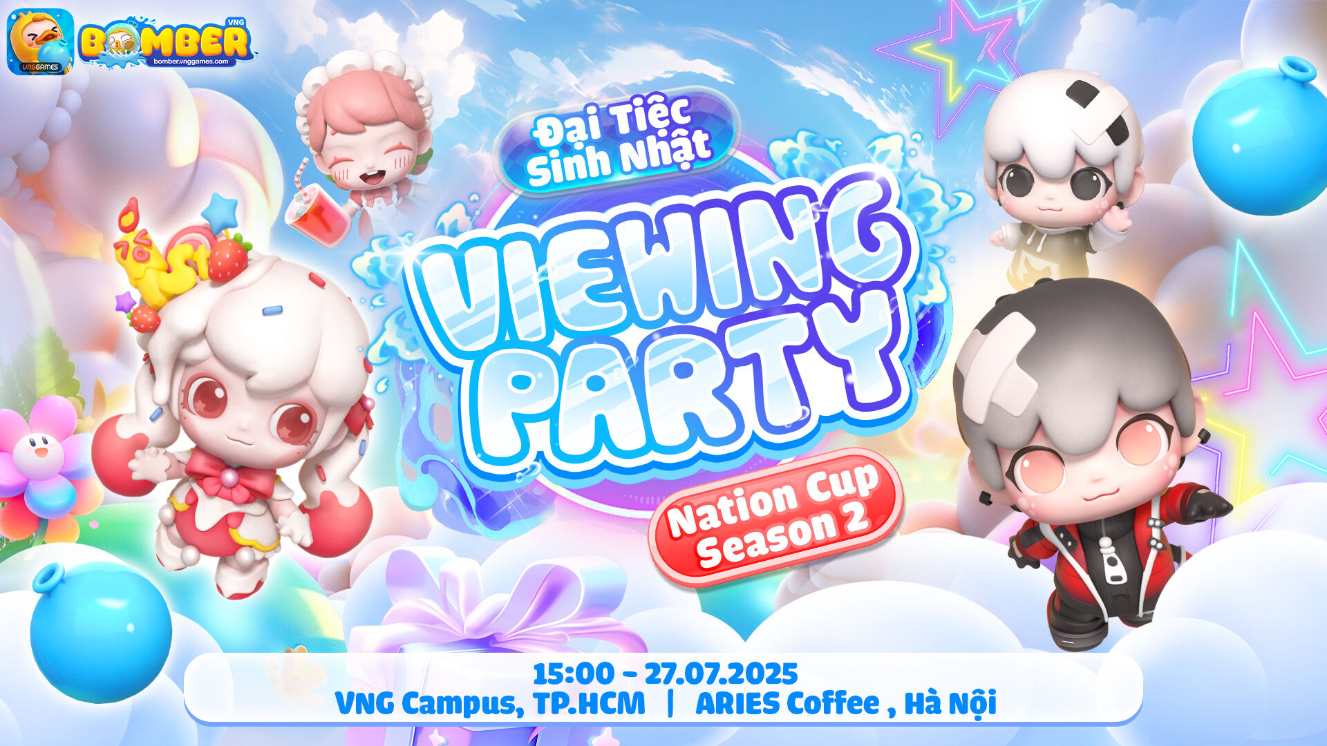 Bomber VNG tổ chức Viewing Party xem chung kết National Cup Bomber VNG tổ chức Viewing Party xem chung kết National Cup