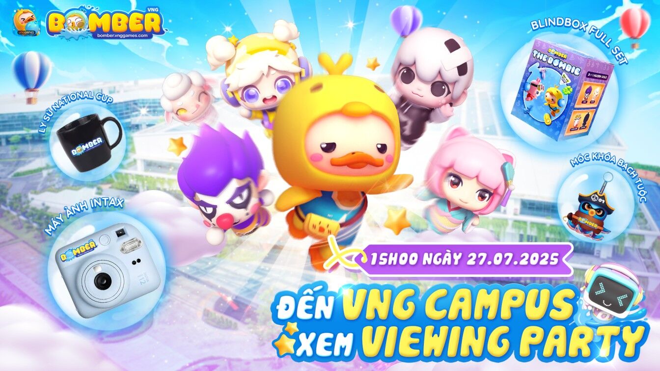 Bomber VNG tổ chức Viewing Party xem chung kết National Cup Bomber VNG tổ chức Viewing Party xem chung kết National Cup
