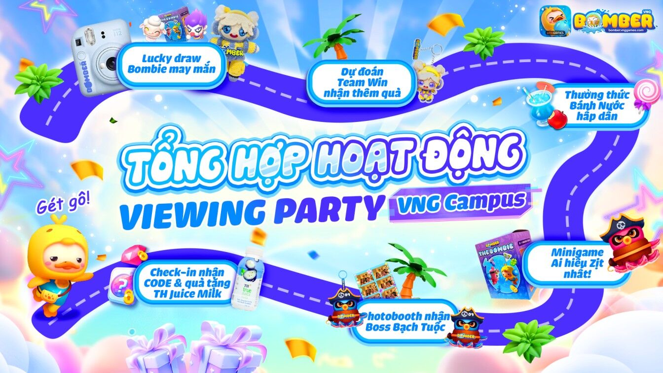 Bomber VNG tổ chức Viewing Party xem chung kết National Cup Bomber VNG tổ chức Viewing Party xem chung kết National Cup