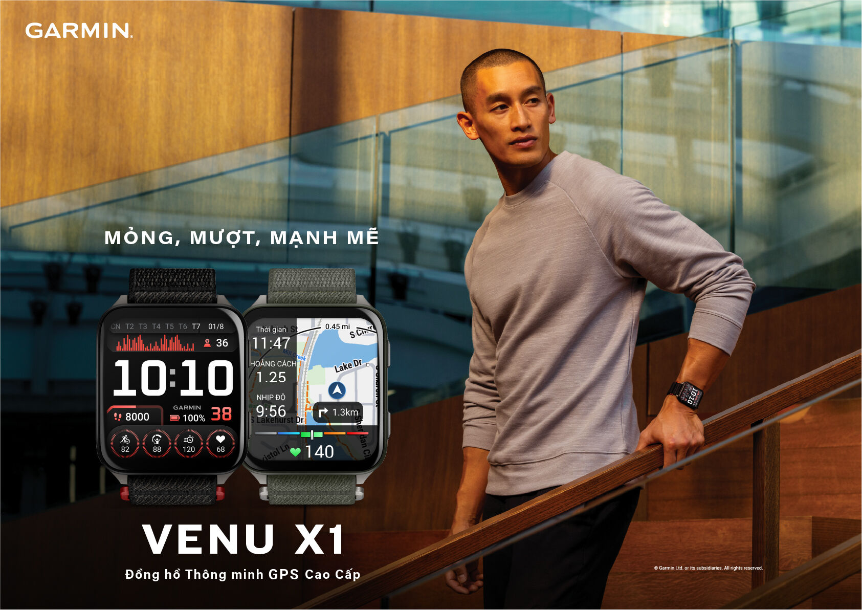 Garmin Venu X1: Đồng hồ thông minh GPS siêu mỏng với màn hình 2-inch Garmin Venu X1 chính thức lộ diện: Đồng hồ thông minh GPS siêu mỏng với màn hình 2-inch dẫn đầu xu thế