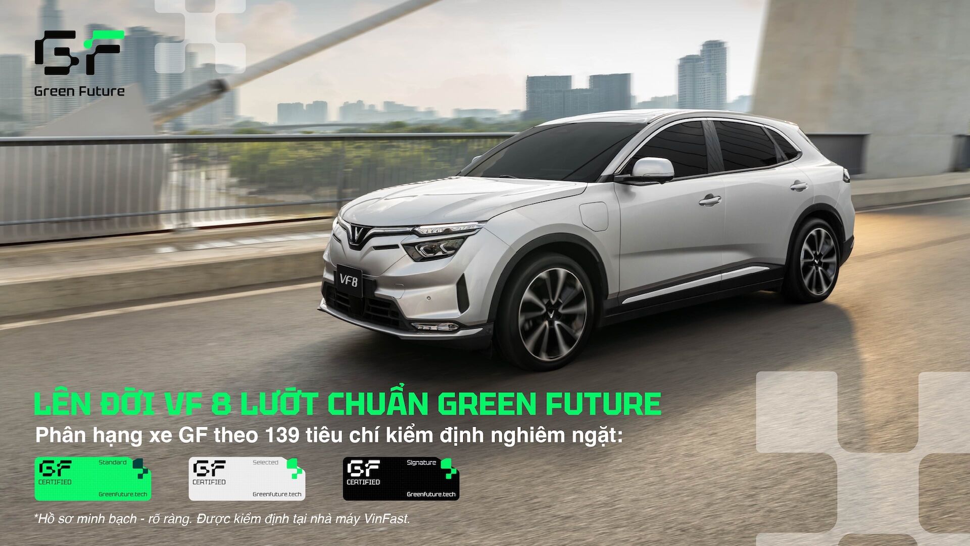 Green Future cung cấp xe VinFast VF 8 đã qua sử dụng được kiểm định minh bạch tại nhà máy Green Future cung cấp xe VinFast VF 8 đã qua sử dụng được kiểm định minh bạch tại nhà máy