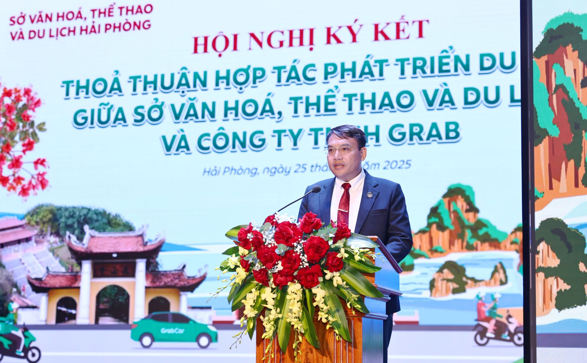 Sở Văn hoá, Thể thao và Du lịch Hải Phòng và Grab Việt Nam ký kết biên bản hợp tác nhằm đẩy mạnh xúc tiến quảng bá du lịch