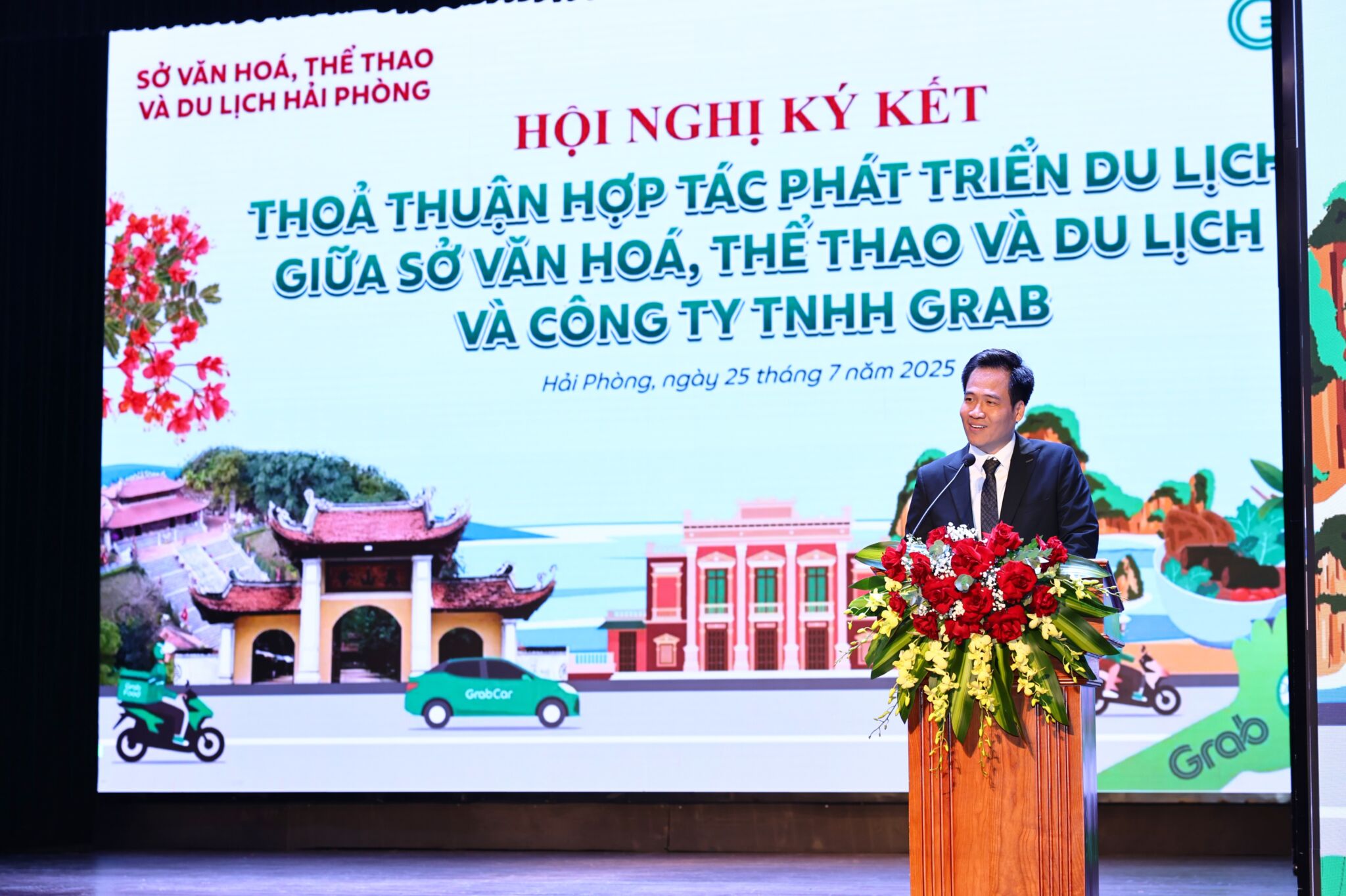 Sở Văn hoá, Thể thao và Du lịch Hải Phòng và Grab Việt Nam ký kết biên bản hợp tác nhằm đẩy mạnh xúc tiến quảng bá du lịch