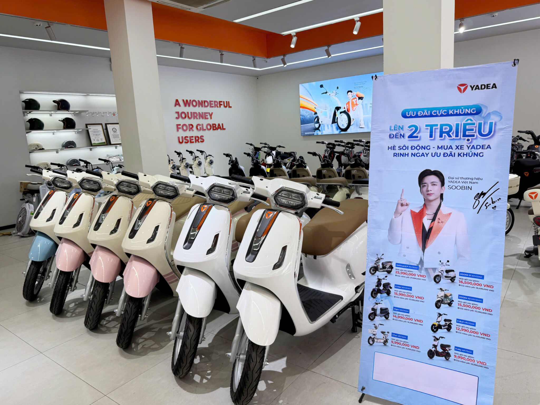 Yadea khởi động chương trình hỗ trợ người tiêu dùng chuyển đổi phương tiện xanh, cam kết đồng hành cùng việt nam kiến tạo tương lai bền vững Yadea khởi động chương trình hỗ trợ người tiêu dùng chuyển đổi phương tiện xanh, cam kết đồng hành cùng việt nam kiến tạo tương lai bền vững