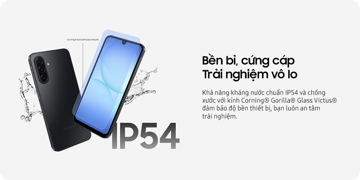 Samsung Galaxy A17 và A07 mới: Thiết kế bền bỉ, AI thông minh, mang đến sự an tâm cho mọi trải nghiệm thường nhật
