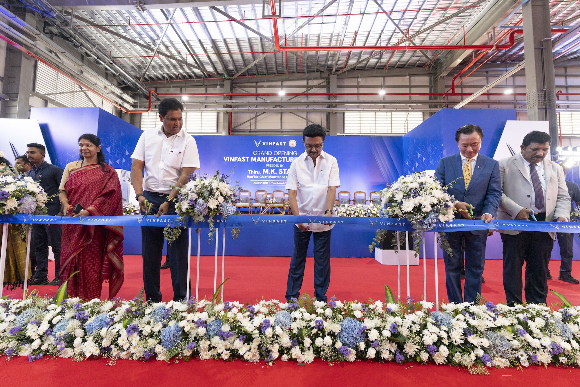 VinFast khánh thành nhà máy lắp ráp ô tô điện tại Tamil Nadu, Ấn Độ VinFast khánh thành nhà máy lắp ráp ô tô điện tại Tamil Nadu, Ấn Độ