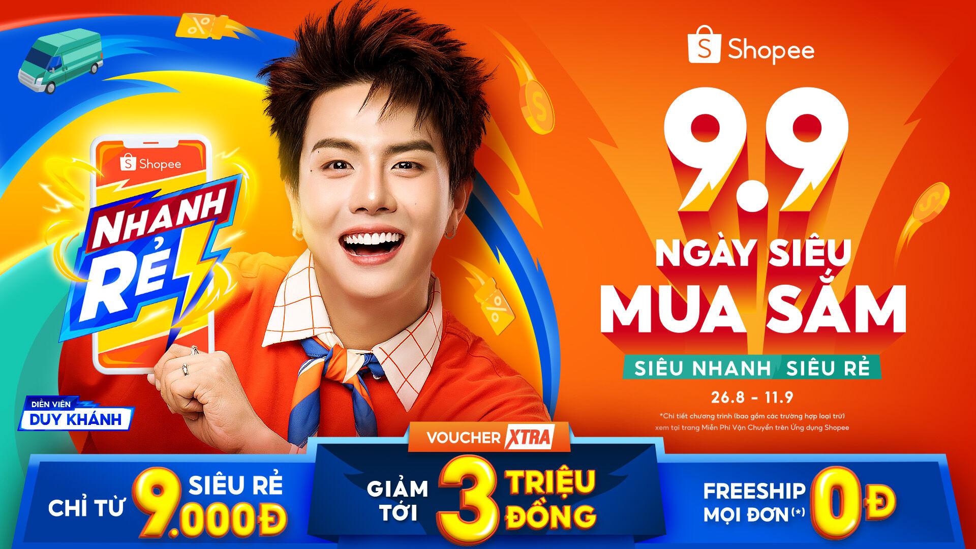 Khởi động “9.9 Ngày Siêu Mua Sắm”, Shopee tạo động lực tăng trưởng cho mùa mua sắm cao điểm cuối năm Khởi động “9.9 Ngày Siêu Mua Sắm”, Shopee tạo động lực tăng trưởng cho mùa mua sắm cao điểm cuối năm