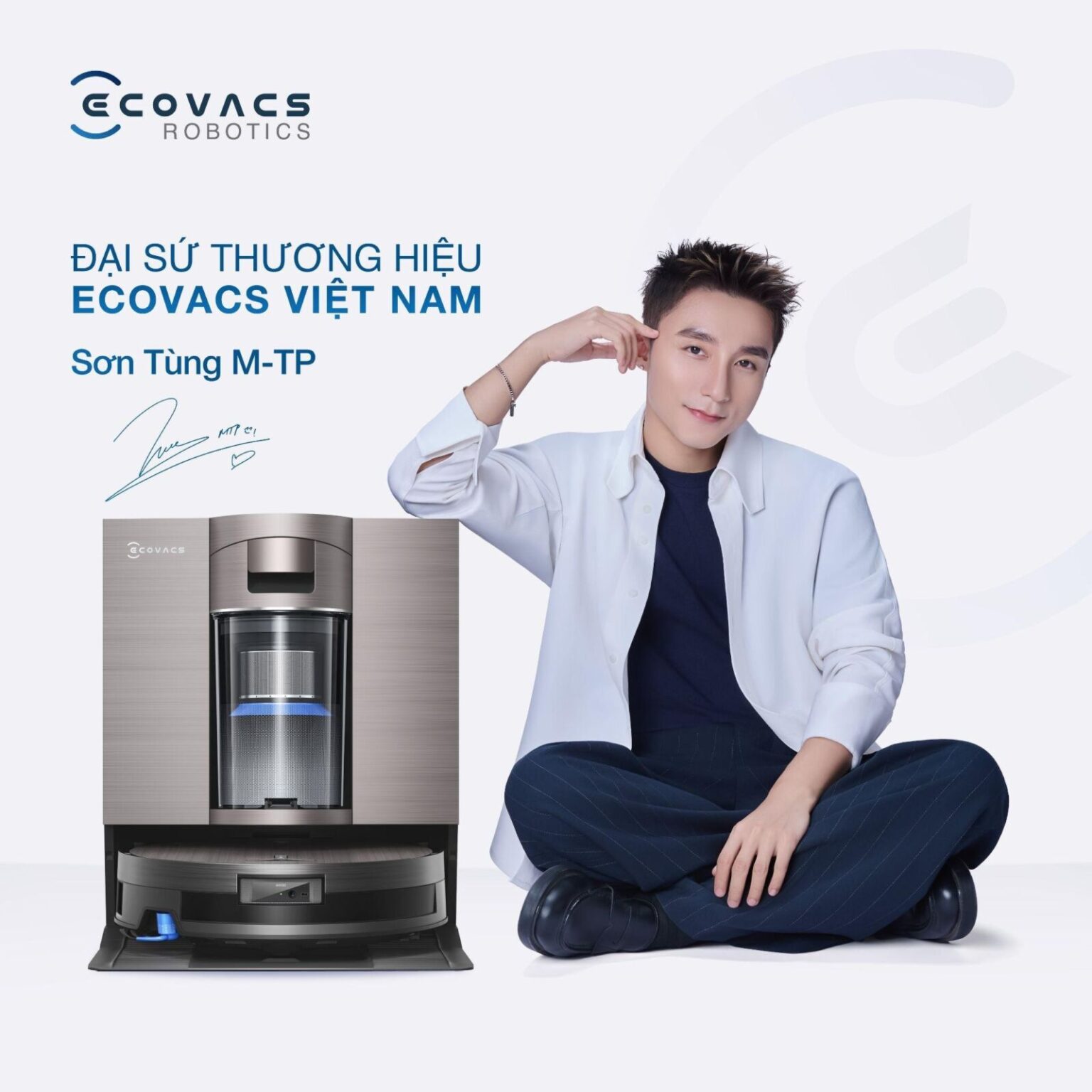 ECOVACS bắt tay Sơn Tùng M-TP, mở ra hành trình mới tại Việt Nam ECOVACS bắt tay Sơn Tùng M-TP, mở ra hành trình mới tại Việt Nam