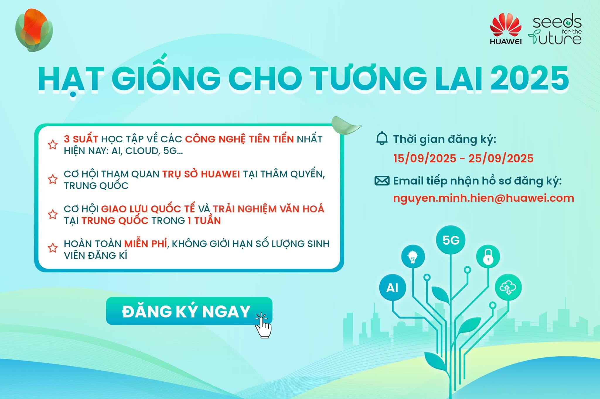 Huawei Việt Nam khởi động mùa thứ 10 chương trình “Hạt giống cho Tương lai”