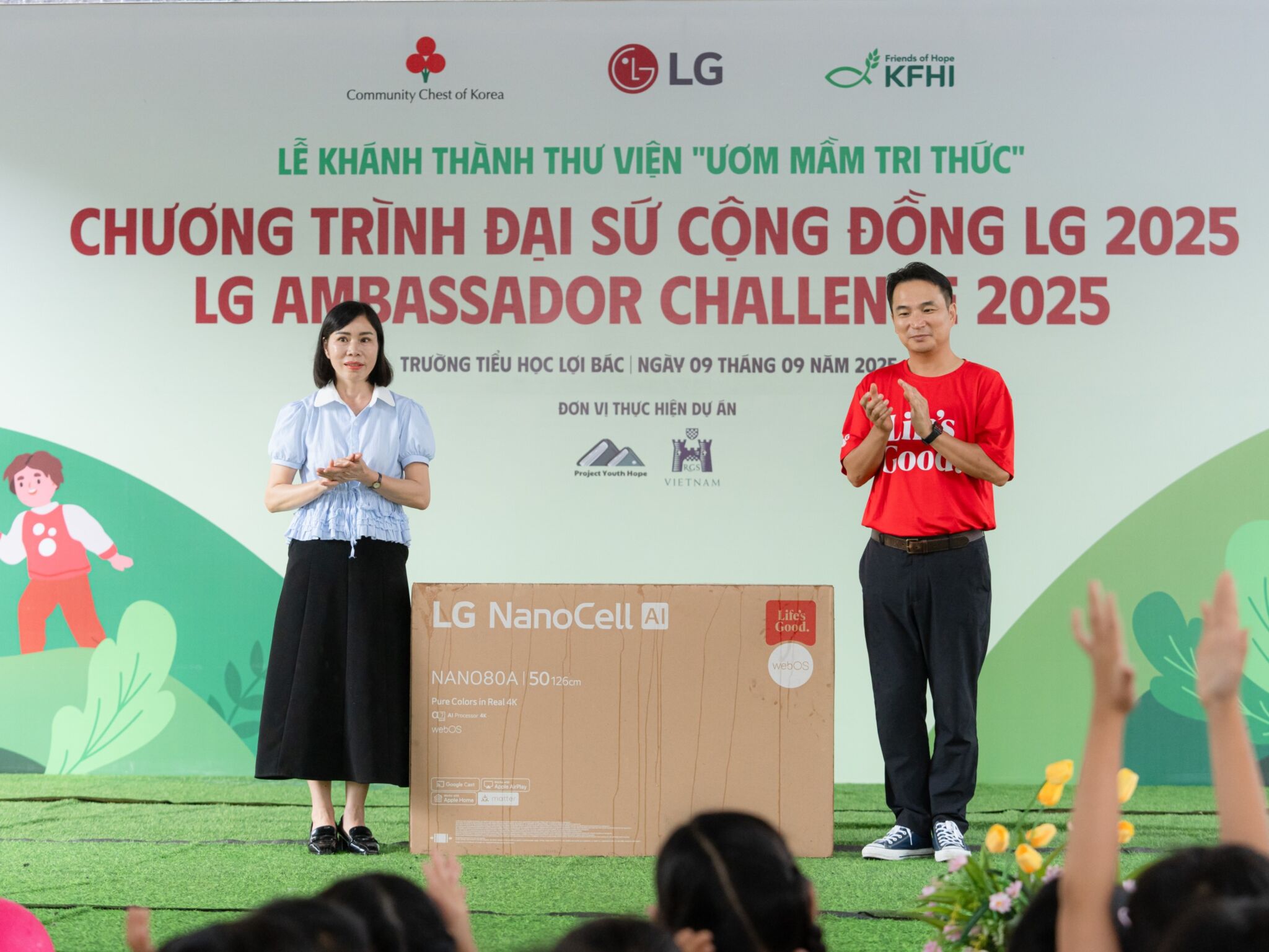 LG đồng hành triển khai chuỗi hoạt động ý nghĩa, góp phần cải thiện điều kiện học tập cho thế hệ tương lai LG đồng hành triển khai chuỗi hoạt động ý nghĩa, góp phần cải thiện điều kiện học tập cho thế hệ tương lai