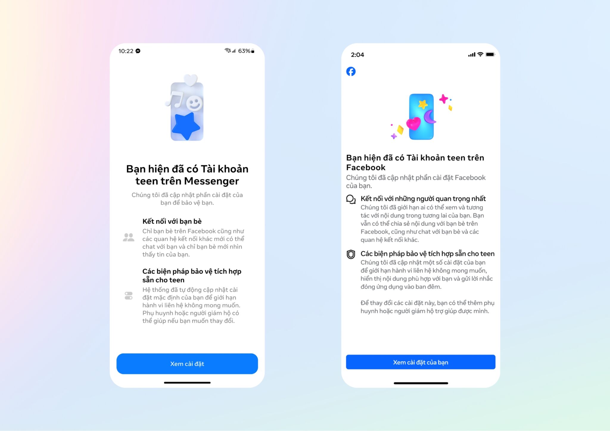 Meta ra mắt Teen Account trên Facebook và Messenger, tăng cường bảo vệ người dùng vị thành niên tại Việt Nam