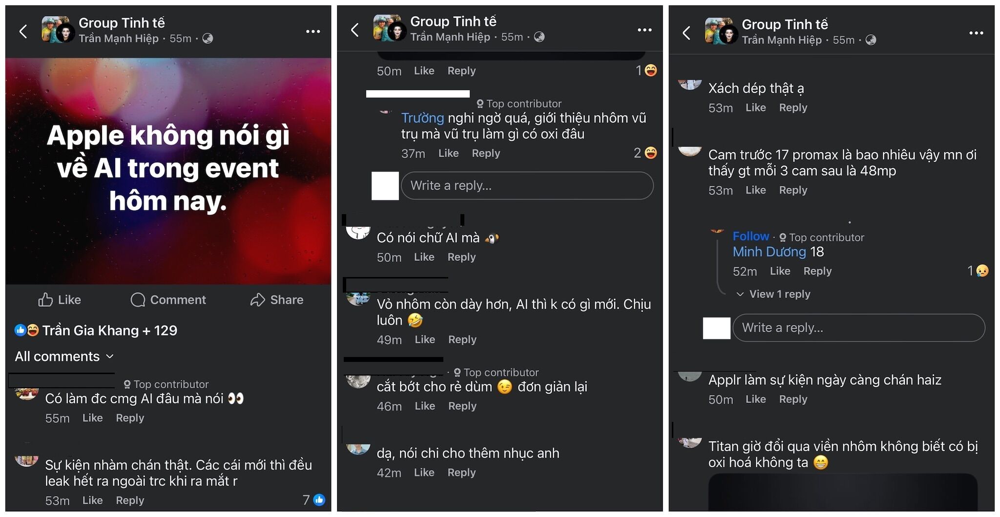 Làn sóng thất vọng với sự thiếu đột phá từ nhà Táo Làn sóng thất vọng với sự thiếu đột phá từ nhà Táo