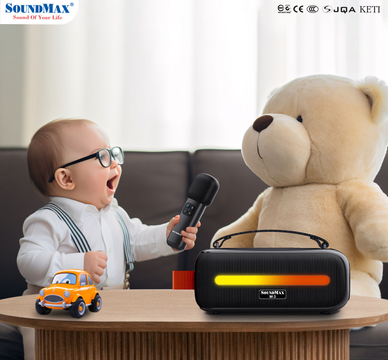 SoundMax M-3: Giảng dạy hết ý, giải trí mê ly