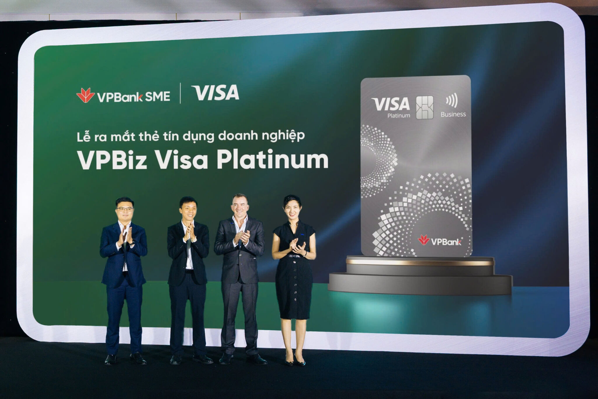 Visa và VPBank ra mắt Thẻ doanh nghiệp VPBiz Visa Platinum, thúc đẩy chuyển đổi số SME và tăng trưởng bền vững Visa và VPBank ra mắt Thẻ doanh nghiệp VPBiz Visa Platinum, thúc đẩy chuyển đổi số SME và tăng trưởng bền vững