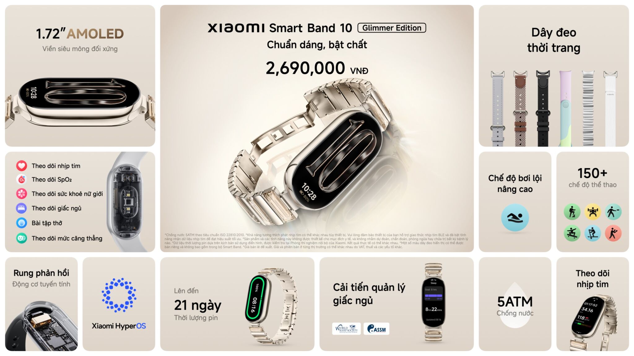 Xiaomi tăng tốc mở rộng hệ sinh thái tại Việt Nam với bộ sưu tập thiết bị đeo và loạt sản phẩm AIoT nhà thông minh thế hệ mới