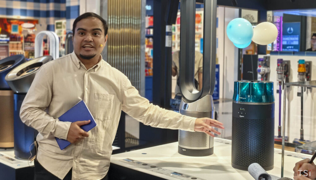 Dyson Hushjet: Máy lọc không khí nhỏ gọn và mạnh mẽ