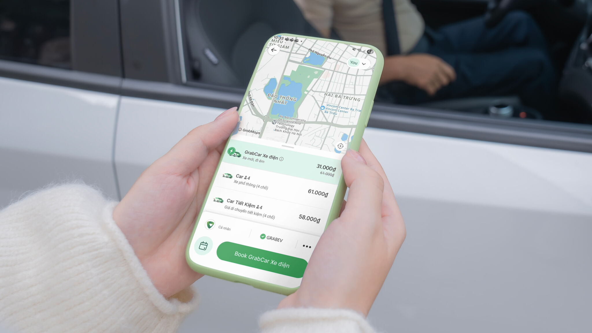 Grab thử nghiệm dịch vụ GrabCar Xe Điện