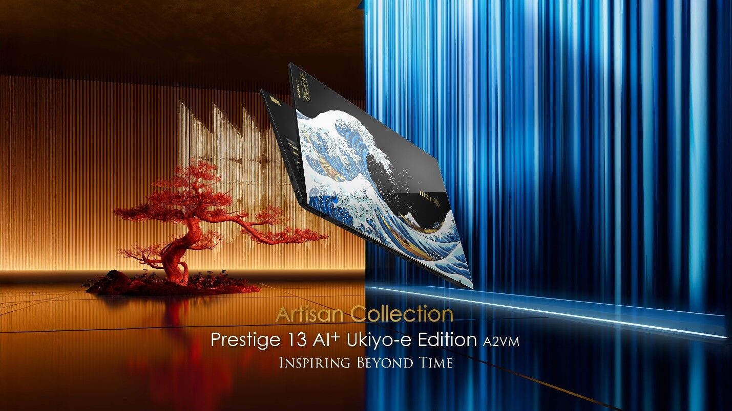MSI Prestige 13 AI+ Ukiyo-e Edition đã có mặt tại Việt Nam MSI Prestige 13 AI+ Ukiyo-e Edition đã có mặt tại Việt Nam