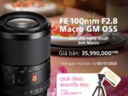 Sony FE 100mm F2.8 Macro GM OSS: Ống kính tele macro đầu tiên thuộc dòng G Master