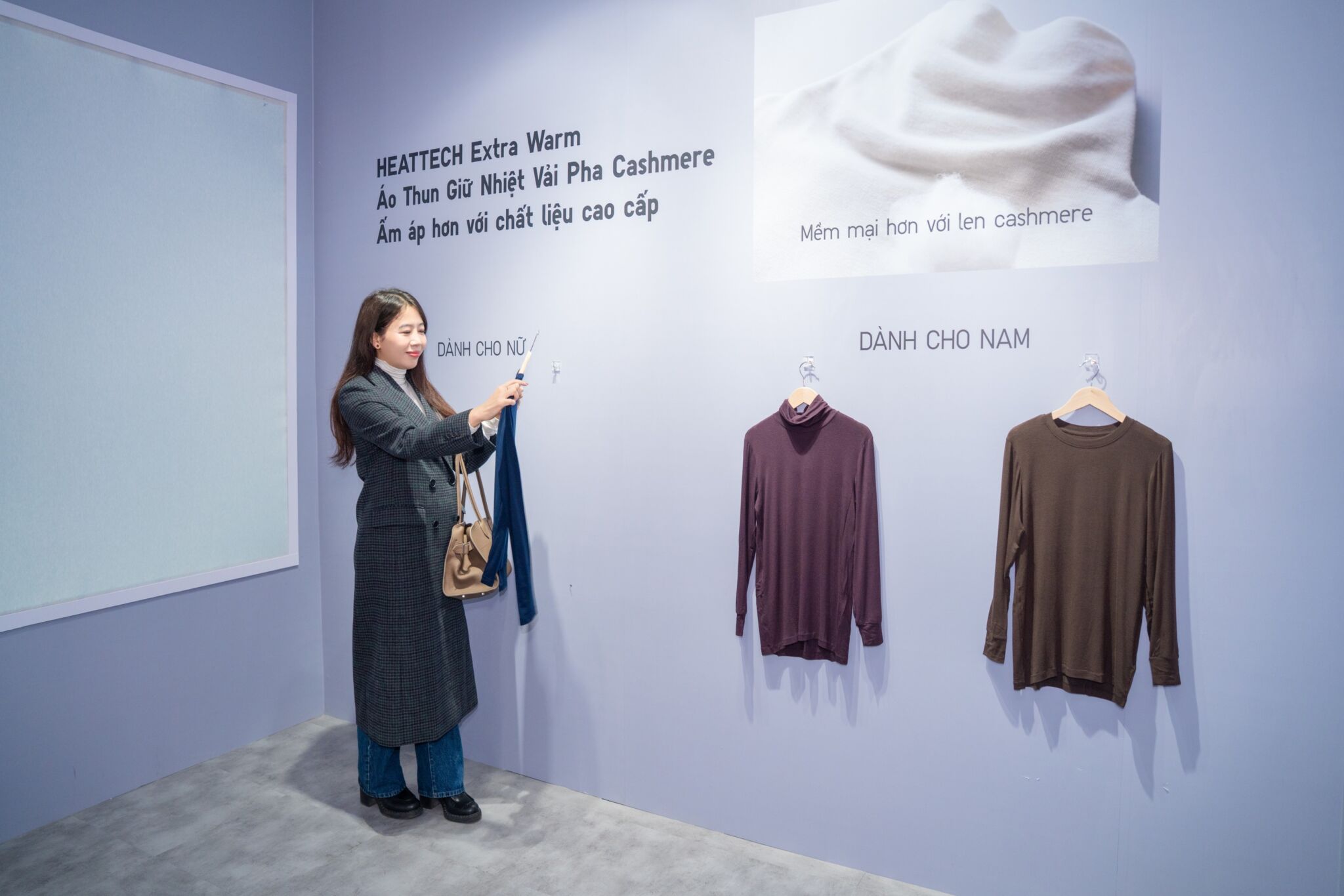 UNIQLO giới thiệu dòng áo giữ nhiệt HEATTECH pha Cashmere cao cấp và áo khoác chần bông PUFFTECH UNIQLO tổ chức sự kiện trải nghiệm công nghệ giữ ấm mới nhất năm 2025: giới thiệu dòng áo giữ nhiệt HEATTECH pha Cashmere cao cấp và áo khoác chần bông PUFFTECH với nhiều cải tiến mới