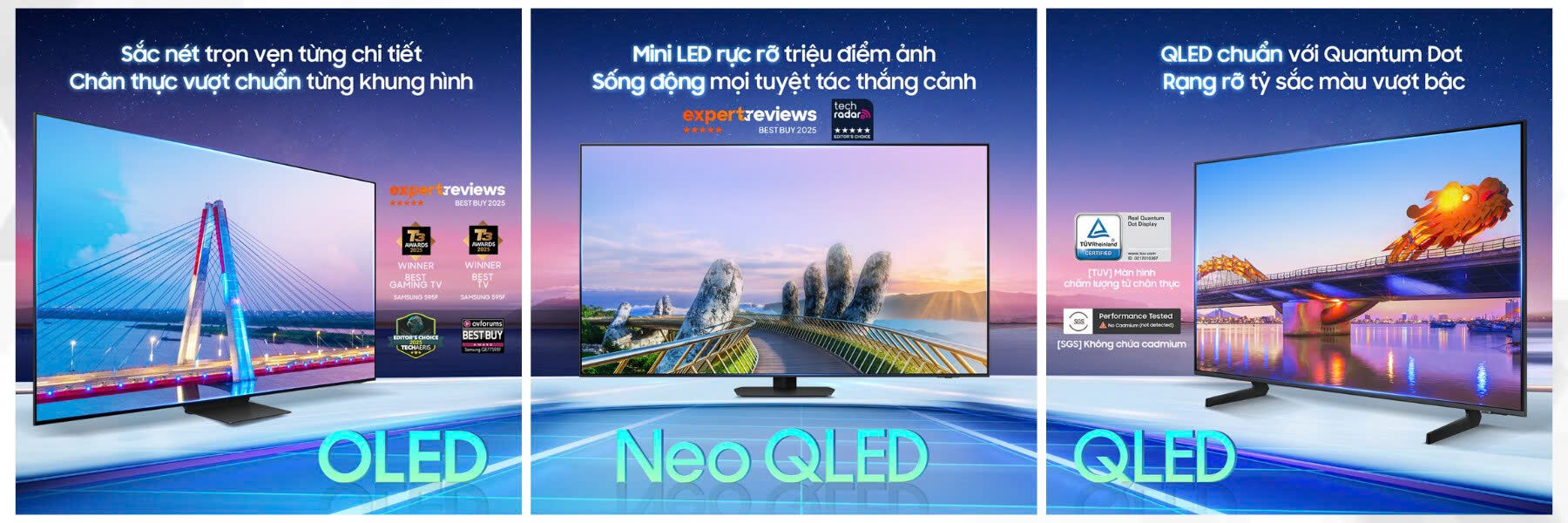 Ba thập kỷ dẫn đầu đổi mới, kiến tạo chuẩn mực giải trí với TV Samsung