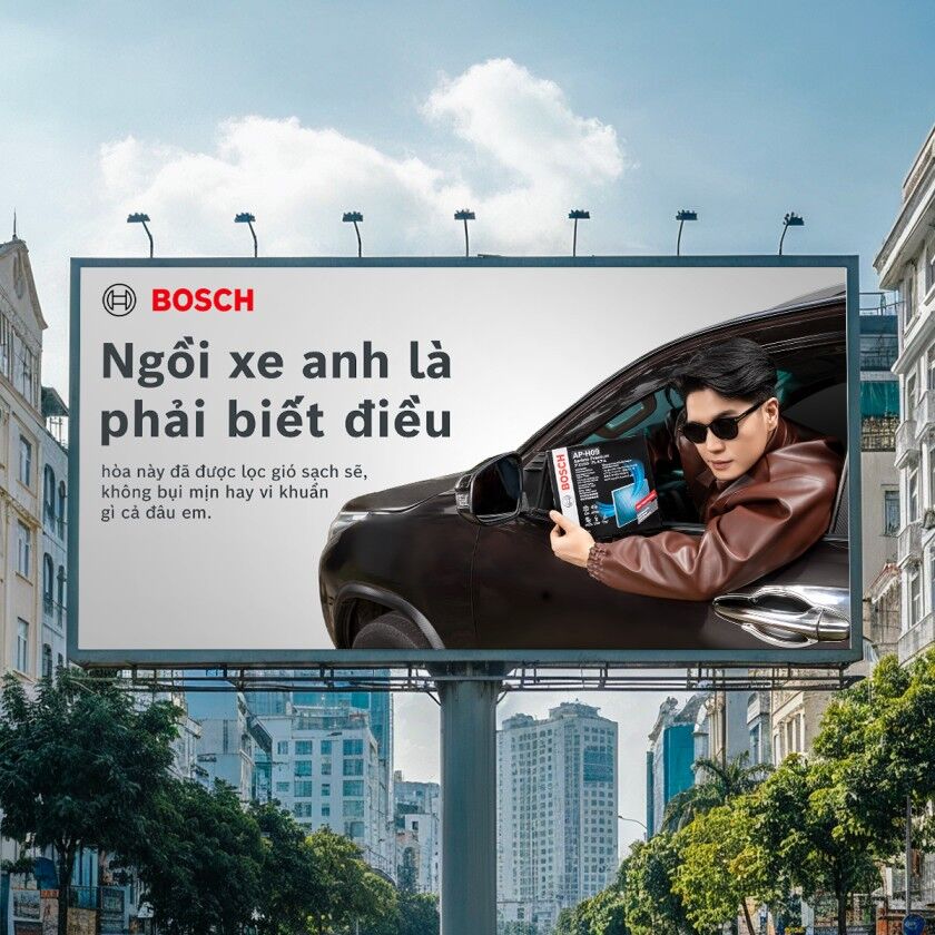 Bosch bắt tay Huy Trần và màn định nghĩa mới về “Một chiến dịch thành công” Bosch bắt tay Huy Trần và màn định nghĩa mới về “Một chiến dịch thành công”