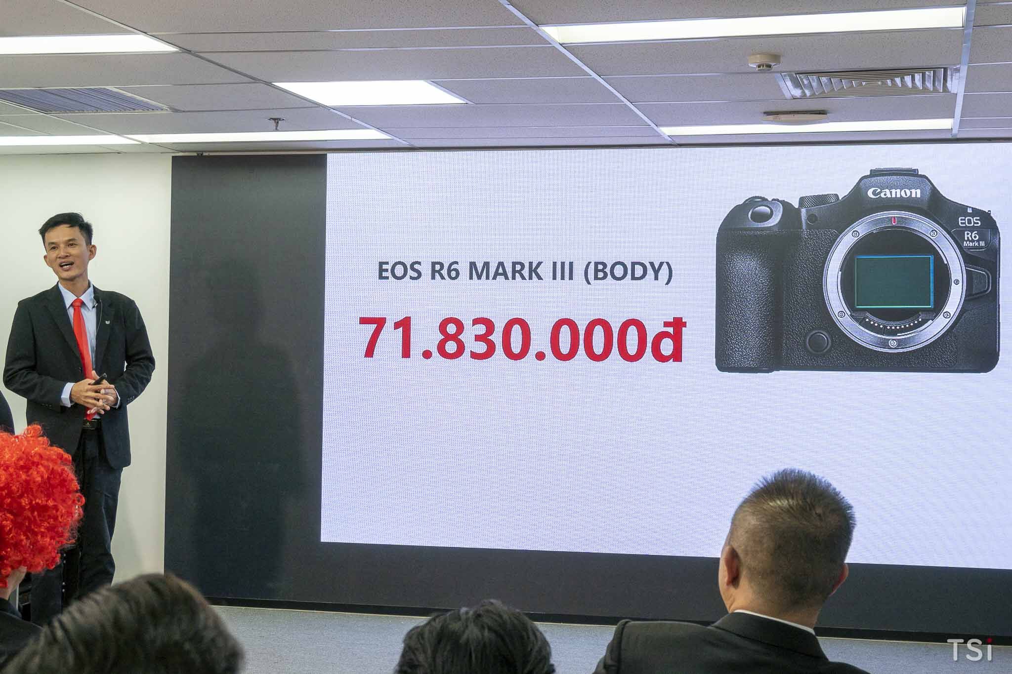 Canon ra mắt EOS R6 Mark III và ống kính RF 45mm f/1.2 STM