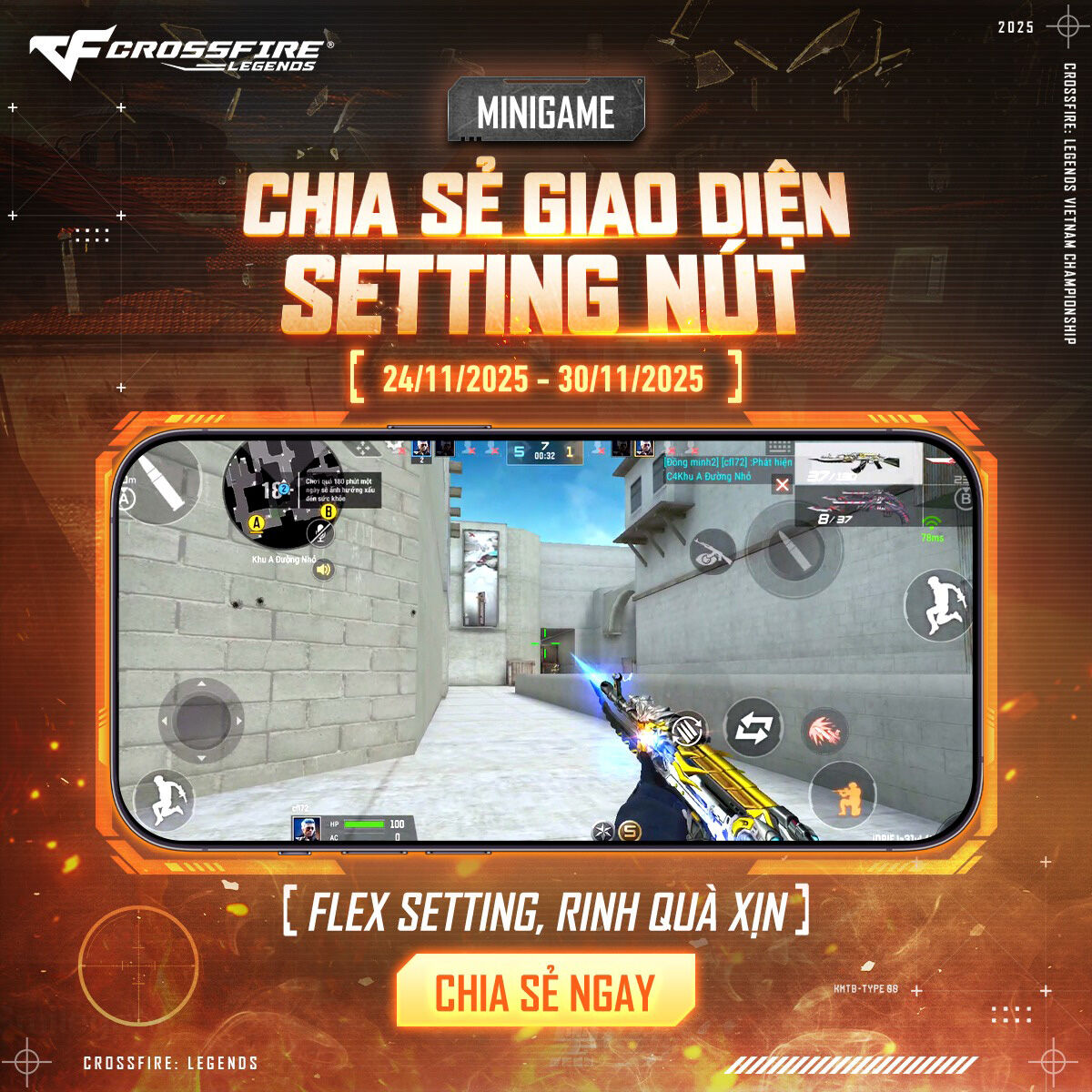 Crossfire: Legends công bố thử nghiệm Closed Beta, game thủ chen chân đăng ký tham gia Crossfire: Legends công bố thử nghiệm Closed Beta, game thủ chen chân đăng ký tham gia